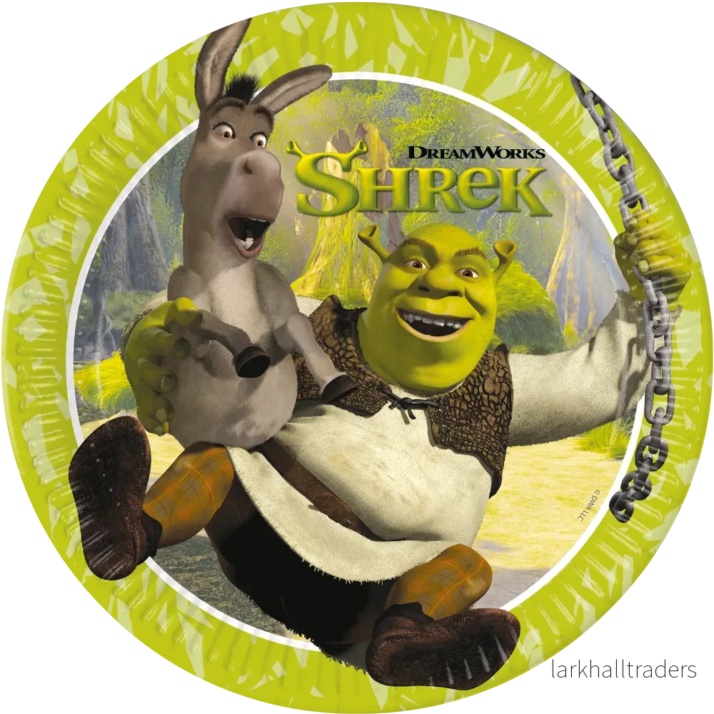 Tallrikar, Shrek 23 cm 8 st Tallrikar, Shrek 23 cm 8 st