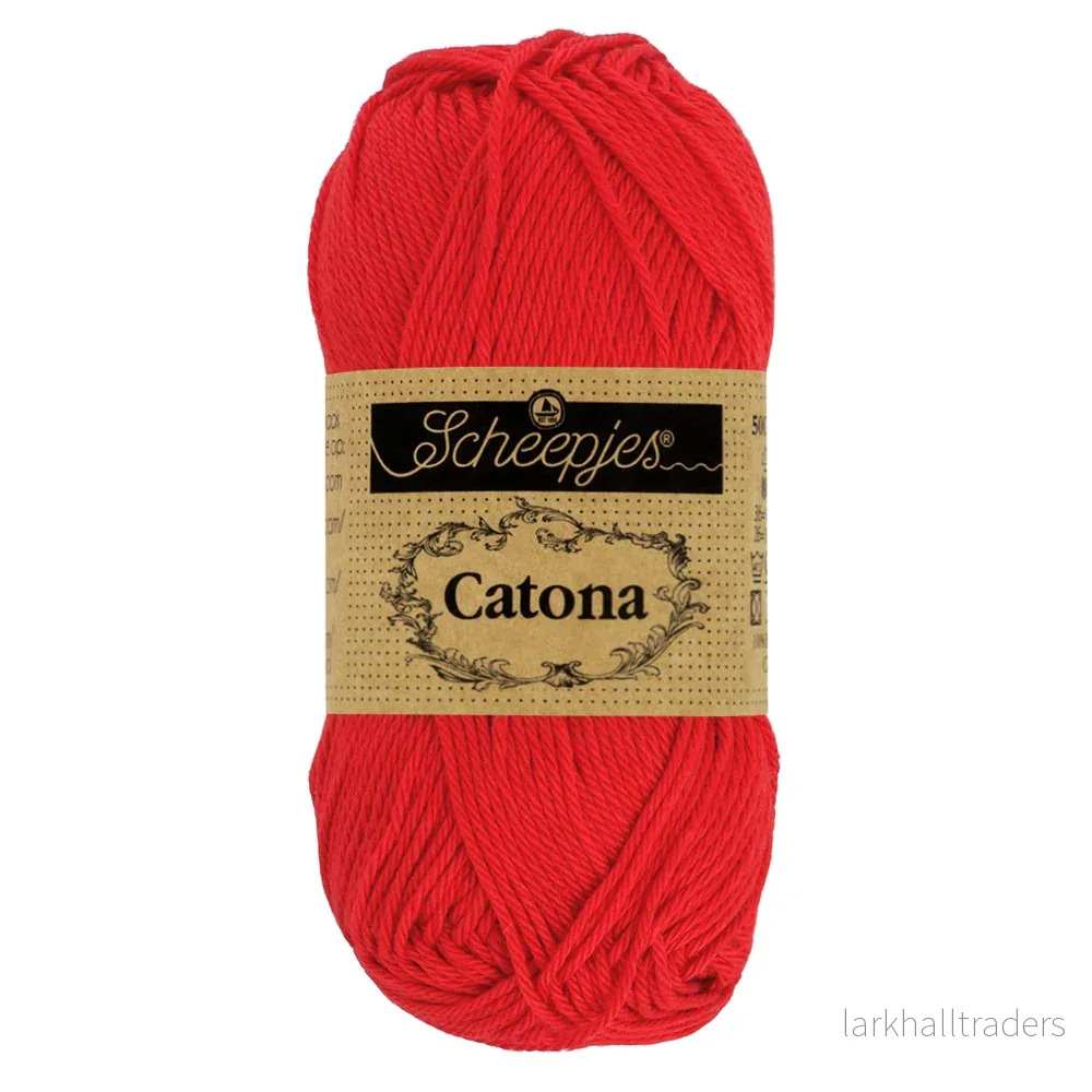 Scheepjes Catona 50g – 115 Hot Red Scheepjes Catona 50g – 115 Hot Red