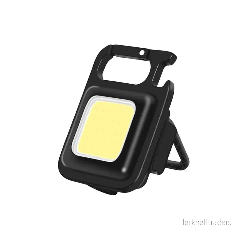 Nyckelring COB LED-ficklampa - laddningsbar - 3 ljuslägen - Bild 2