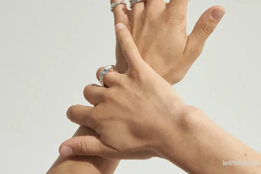 Chunky Kol Ring (Tillverkad på beställning) - Bild 3