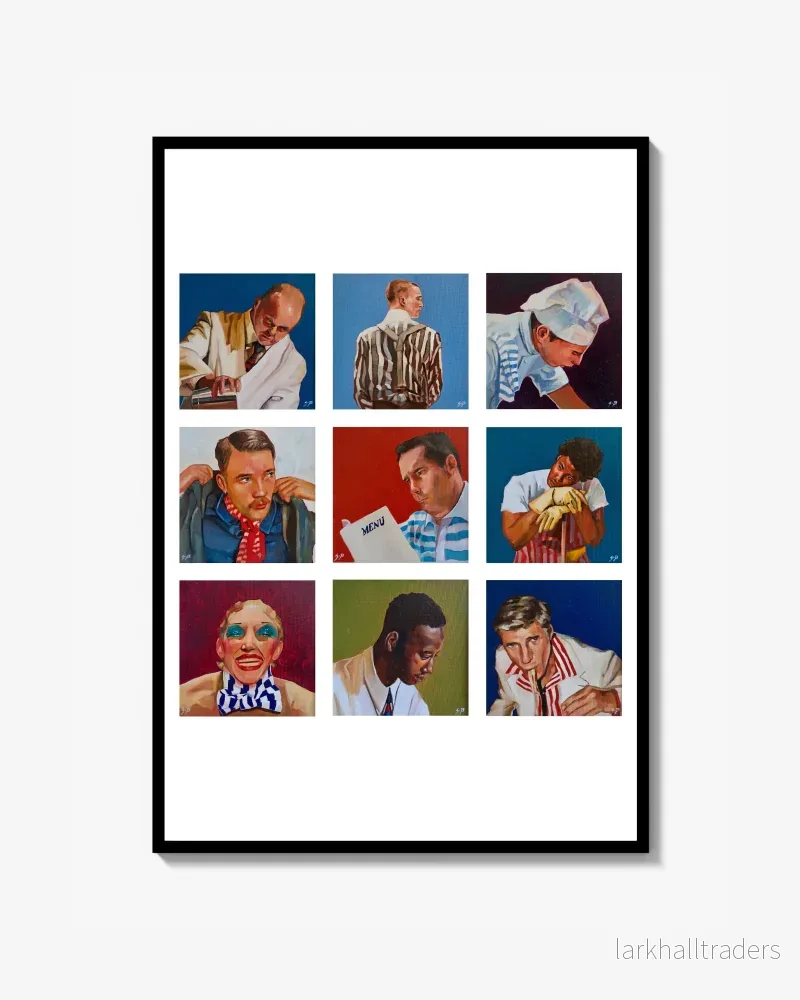 Corners of a Restaurant Poster