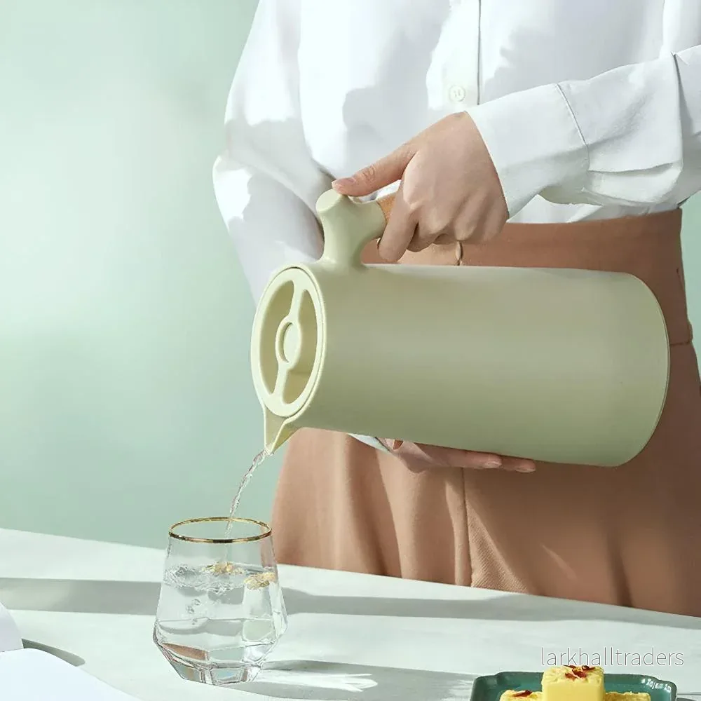 Isolerad karaff med trähandtag 1 liter - Bild 2