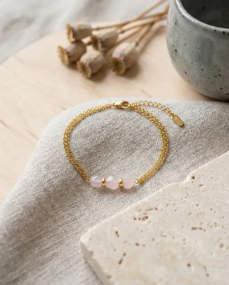 Armband Héloïse med ametist - Bild 3