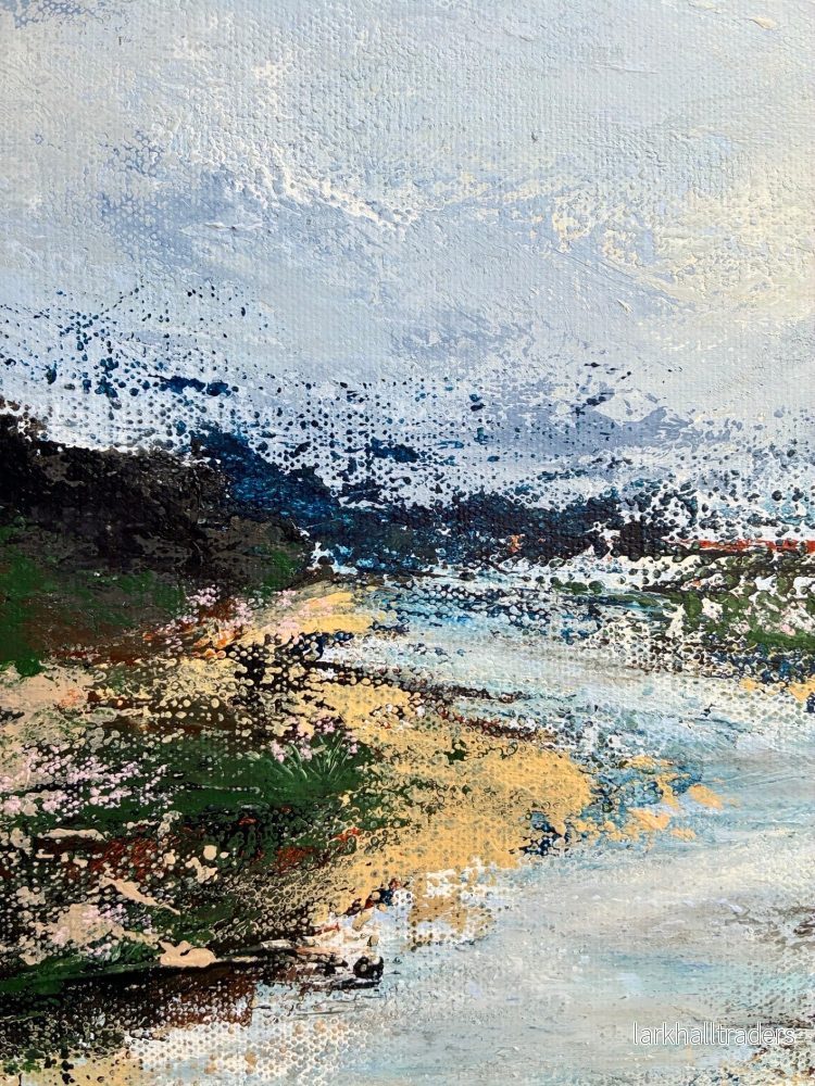”Storm on the horizon” Original målning - Bild 3