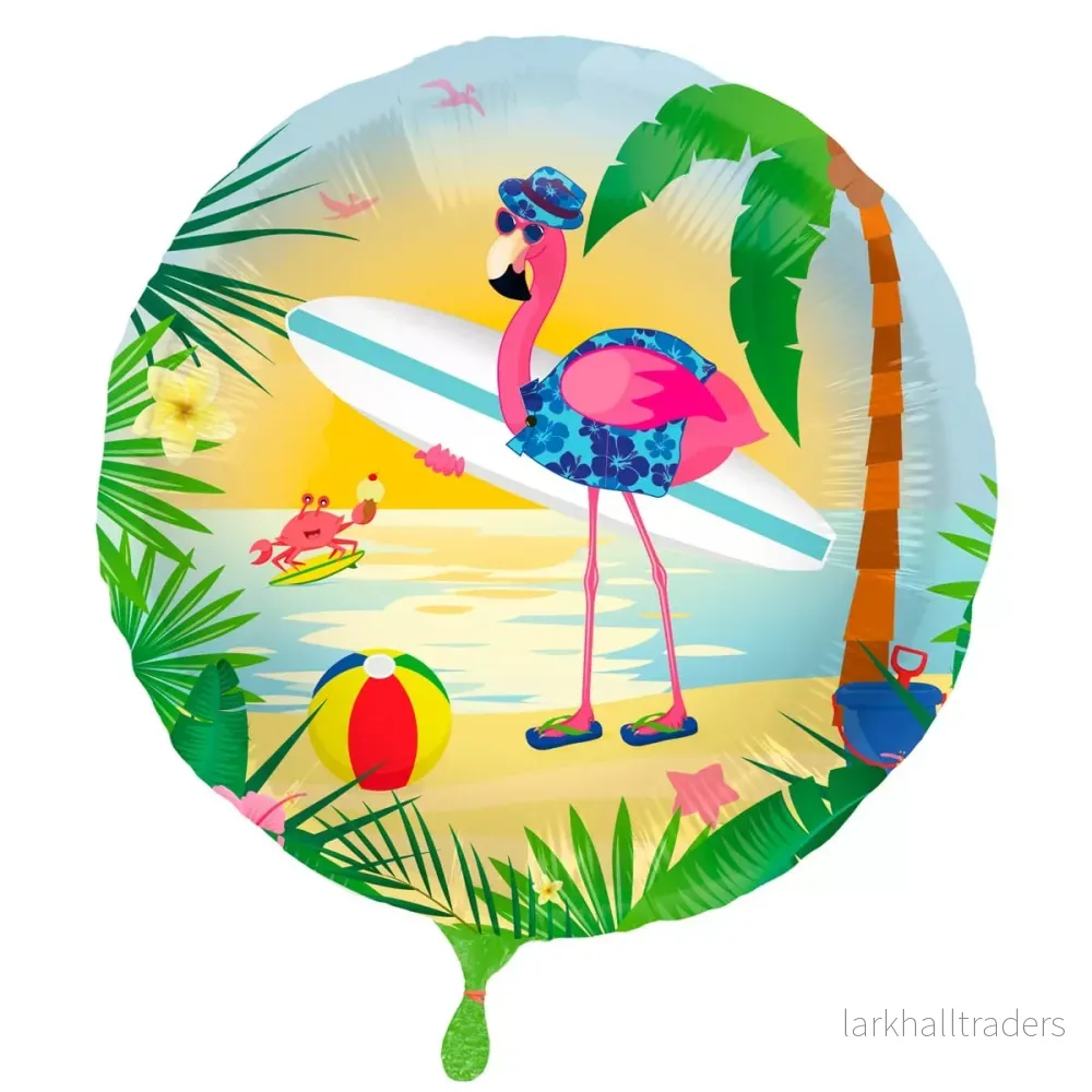 Folieballong, flamingo 45 cm Folieballong, flamingo 45 cm