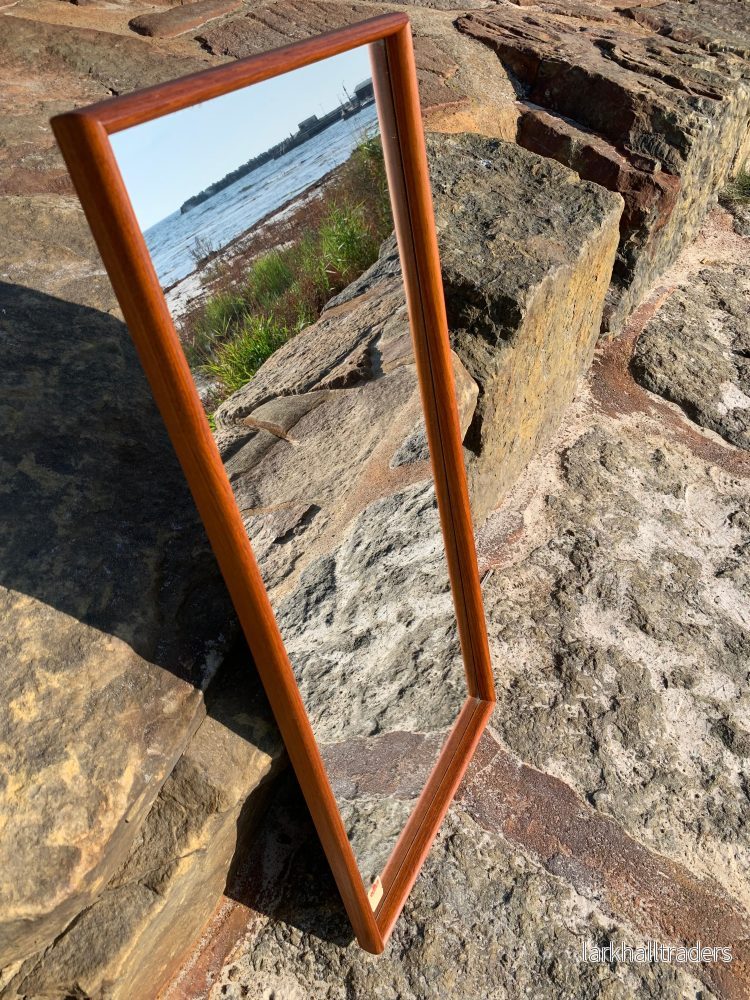 Spegel med ram i teak - Bild 2