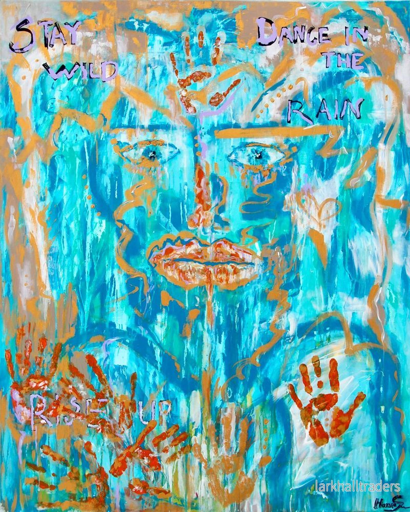 Liberated Soul Original Målning - Bild 2