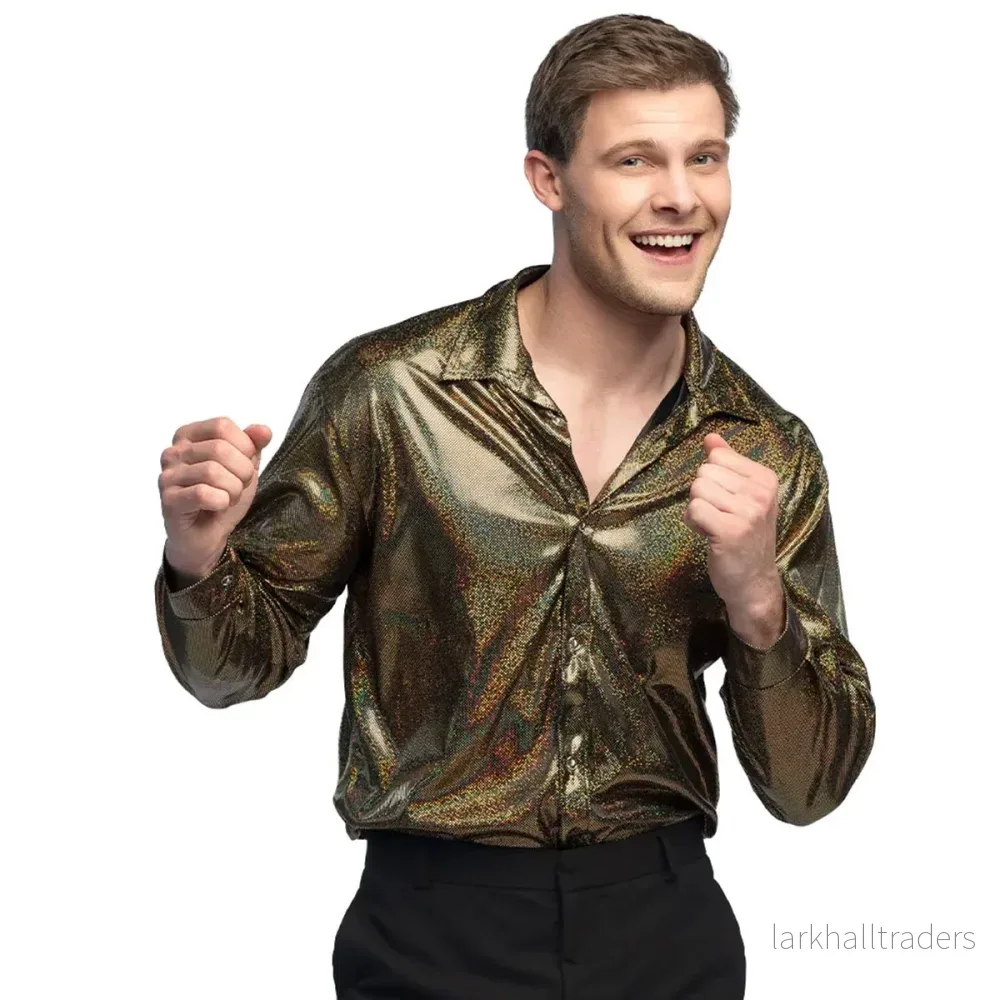 Discoskjorta, guld Discoskjorta, guld