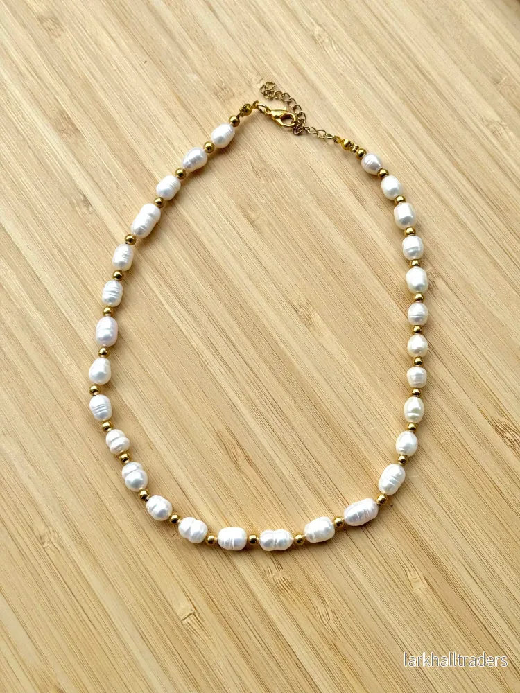 PÄRLEMOR Halsband/Choker Guld - Bild 2