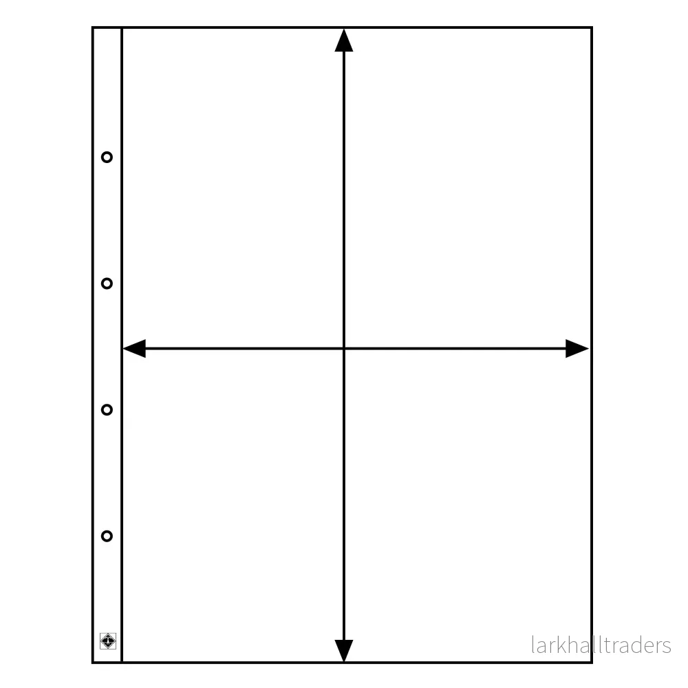 Kanzlei insticksblad, svart (5-pack) - Bild 2