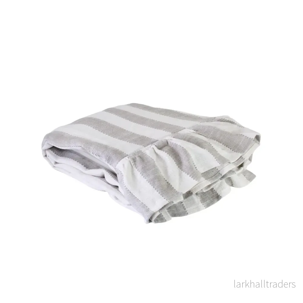 Duk Ida Rand Beige/Vit 150 × 250 cm Duk Ida Rand Beige/Vit 150 × 250 cm