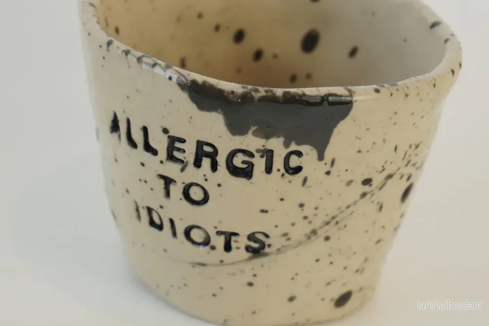 Espresso kopp "Allergic to idiots" - Bild 3