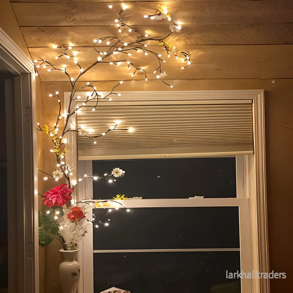 TwinkVine – Böjbar LED Grenbelysning för Jul och Dekoration - Bild 2