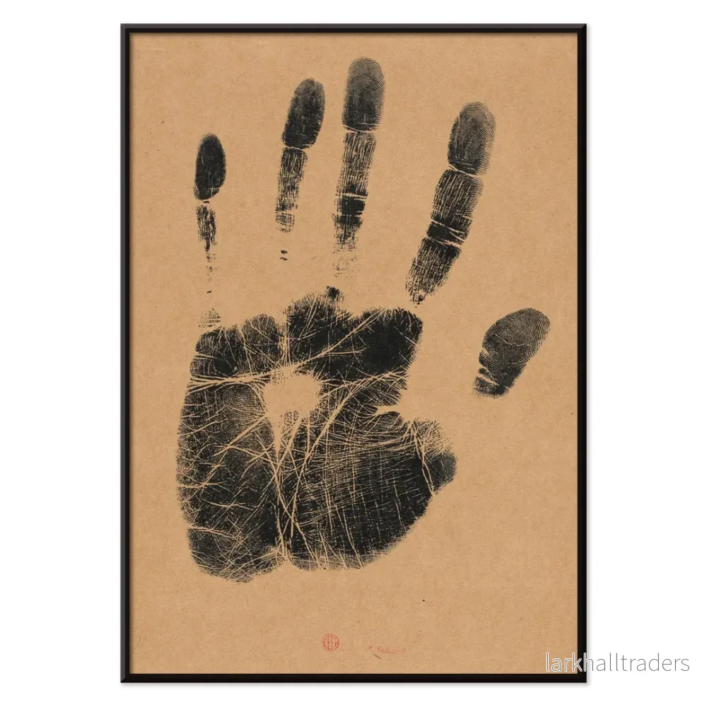 Konstnärens vänstra hand Poster - Bild 2