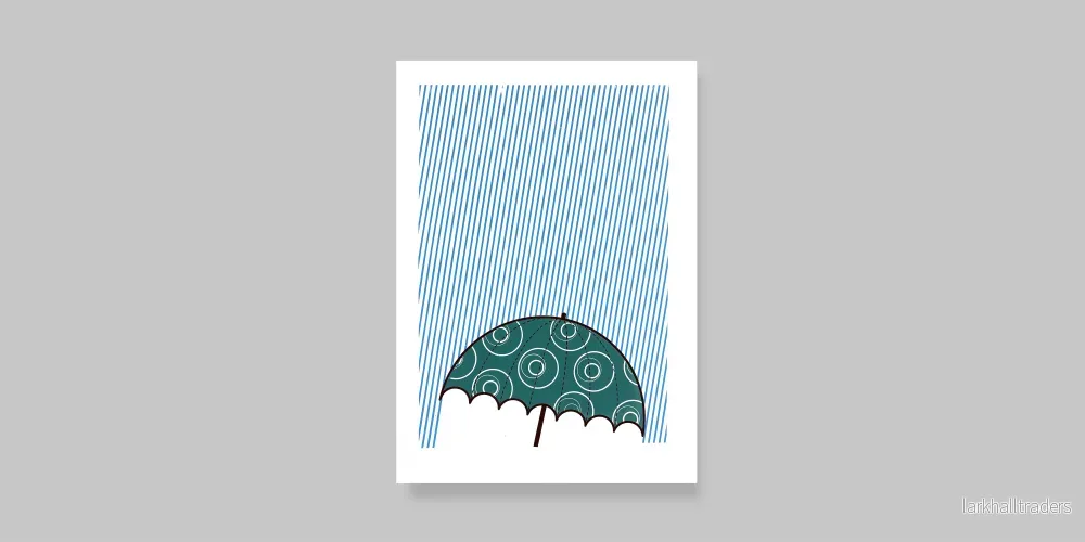 Umbrella Fine Art Screen Print