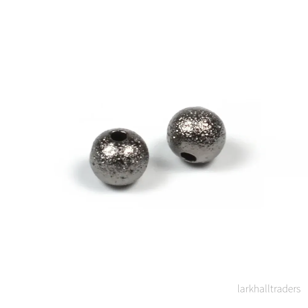 Stardust pärlor, 6mm, gunmetall, 20st - Bild 2