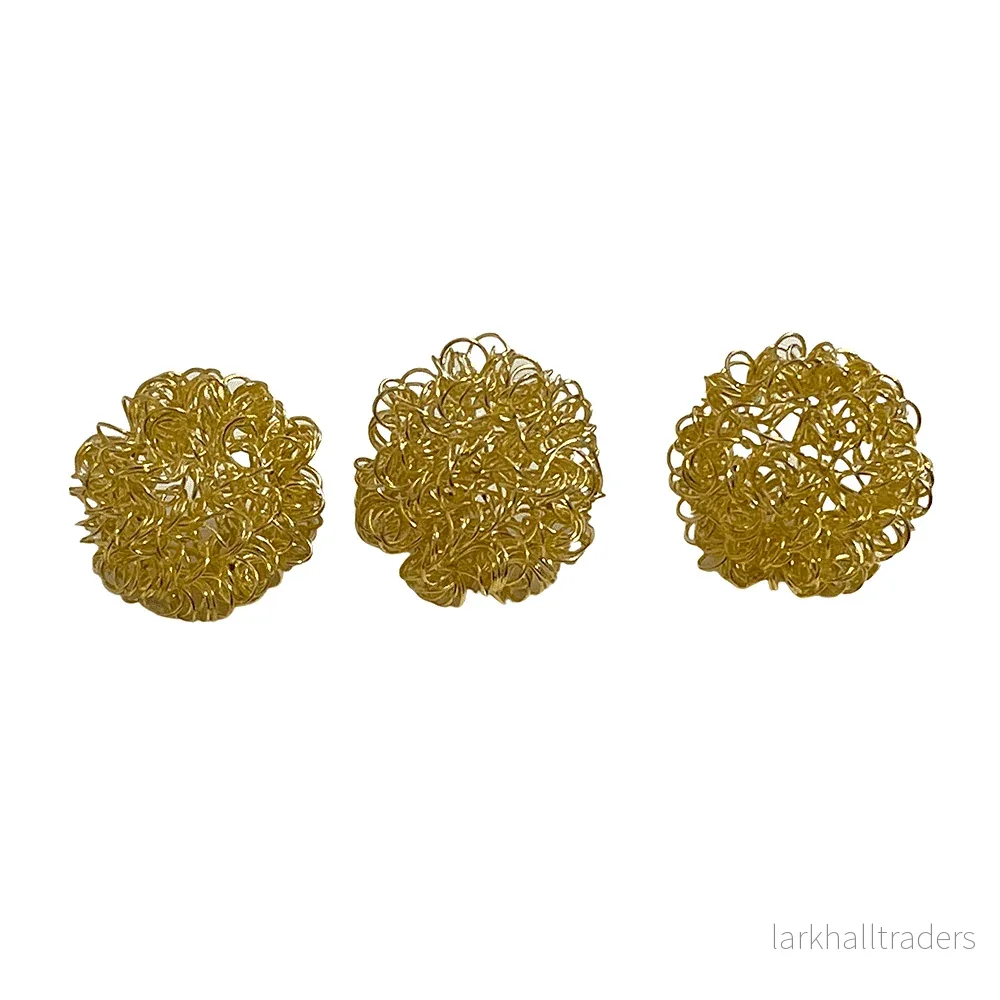 LED-ljusslinga med 20 dekorativa kulor – guld (3 meter) - Bild 3