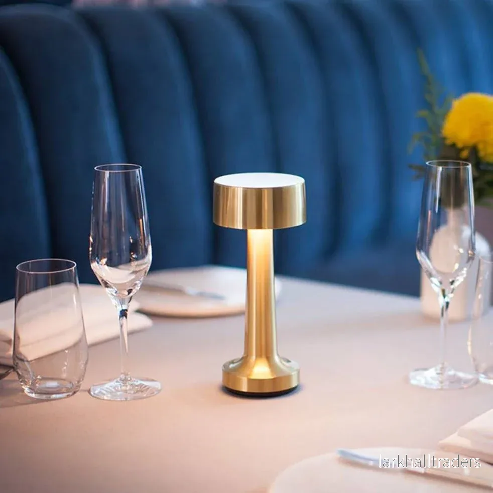 LumoBar – Dimbar uppladdningsbar bordslampa med LED-belysning för café och hem LumoBar – Dimbar uppladdningsbar bordslampa med LED-belysning för café och hem