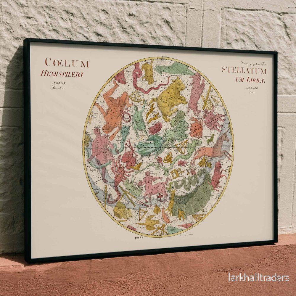 Coelum Stellatum Hemisphaerium Librae Poster Coelum Stellatum Hemisphaerium Librae Poster