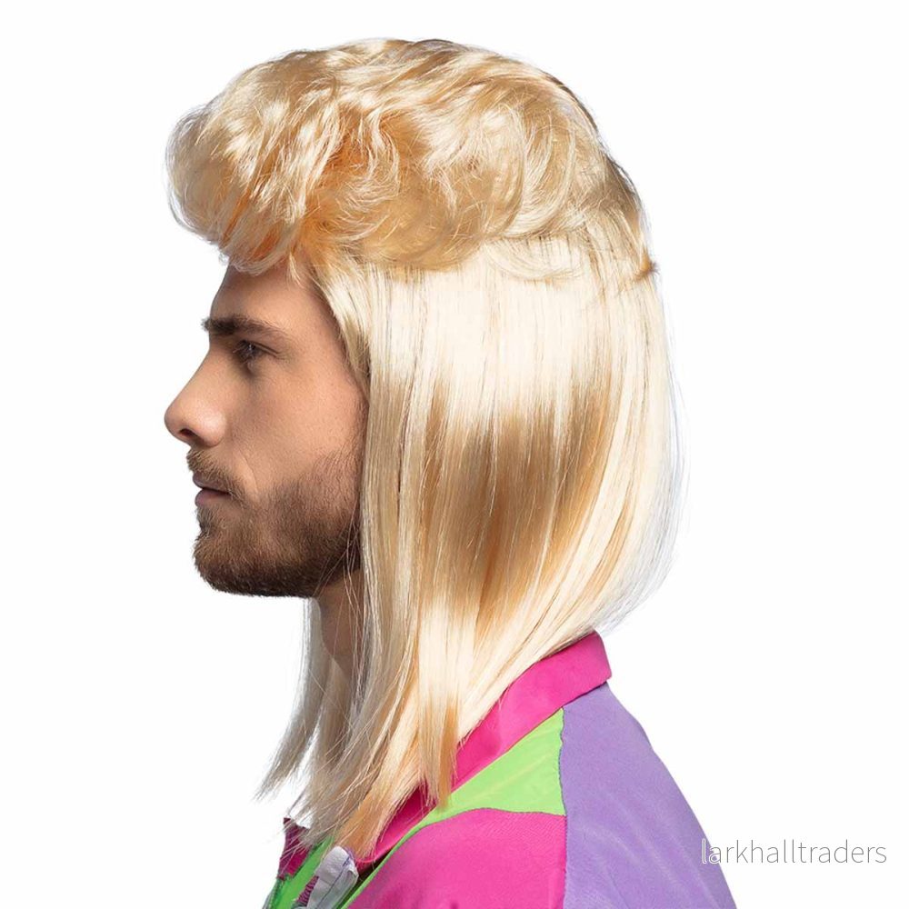 Peruk, hockeyfrilla Larry blond - Bild 2