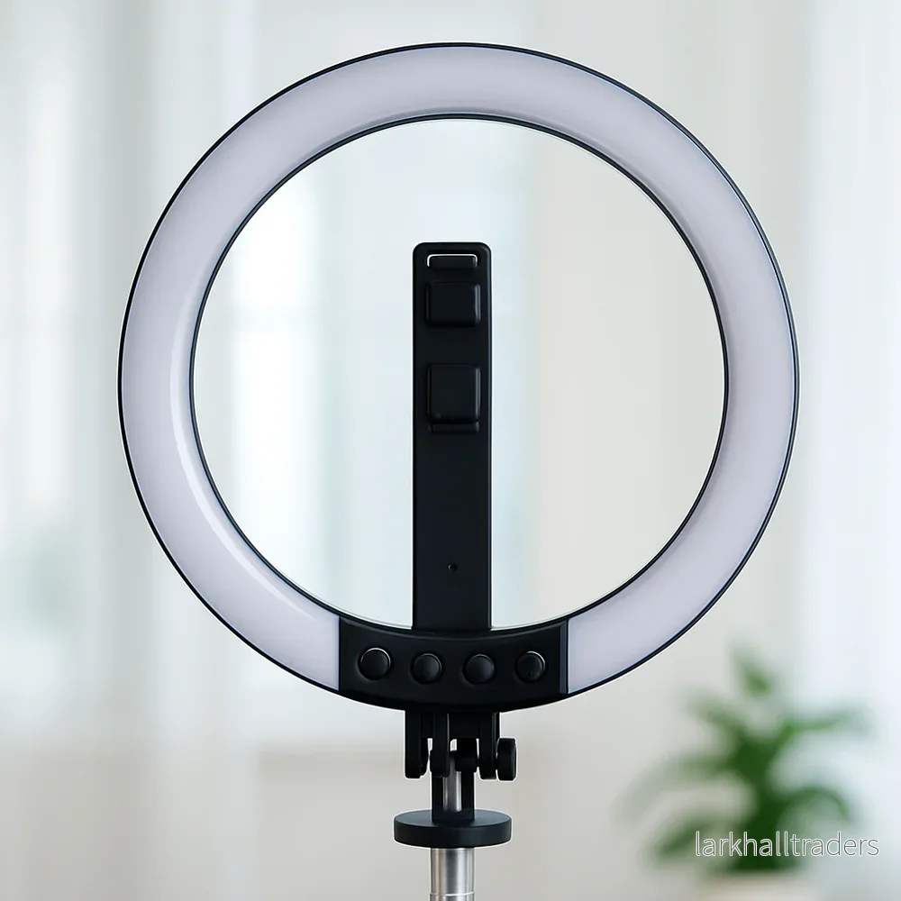 Ring Light med fjärrkontroll & stativ – 3 färgtemperaturer – P220-Q - Bild 3