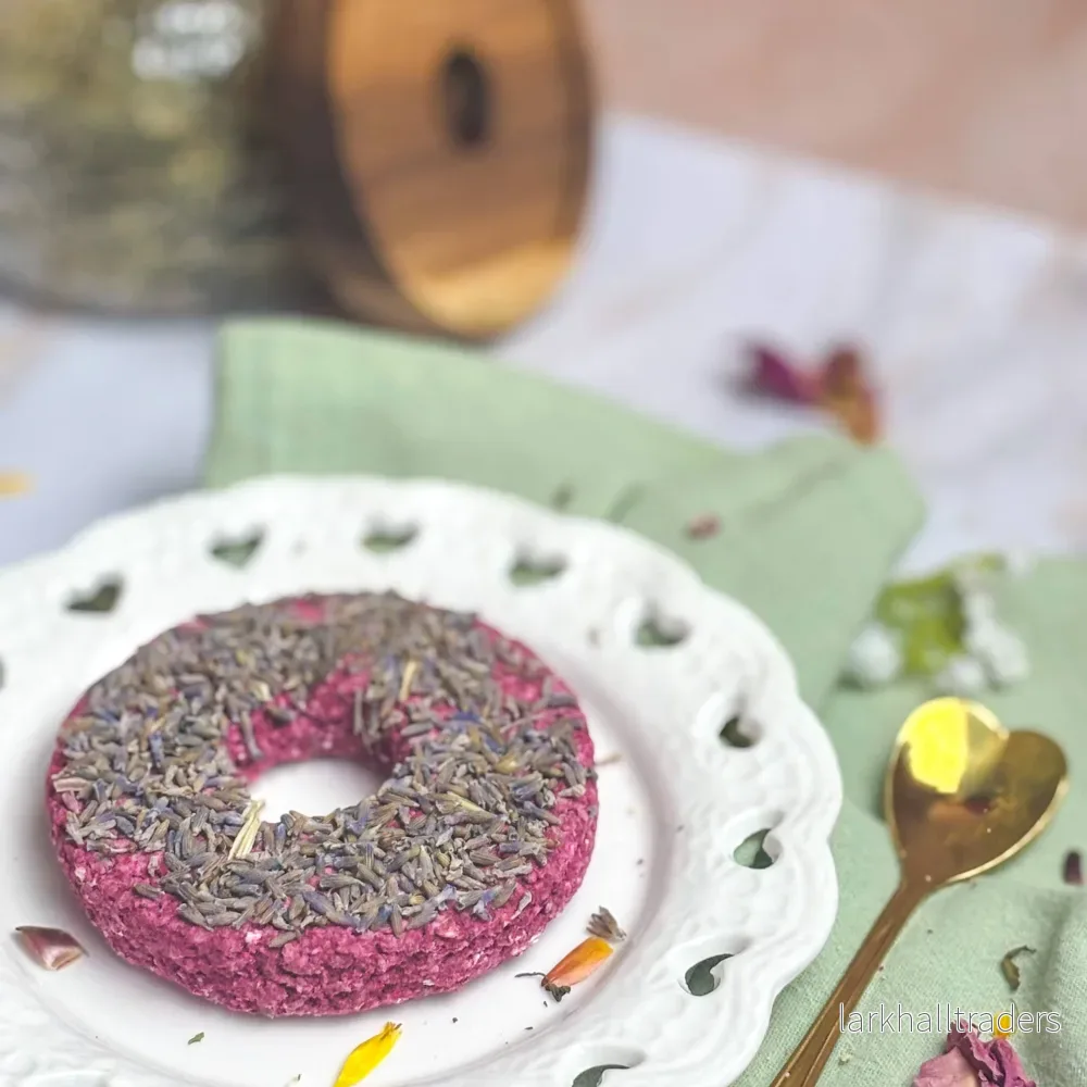 Ekologisk hästgodis Lugnande donuts Lavendel/Rödbeta - Bild 2
