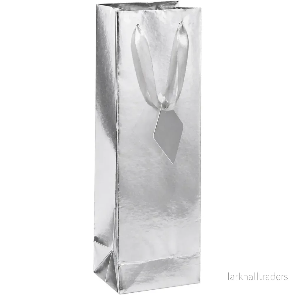 Vinpåse, silver 30,5x12,5x9 cm