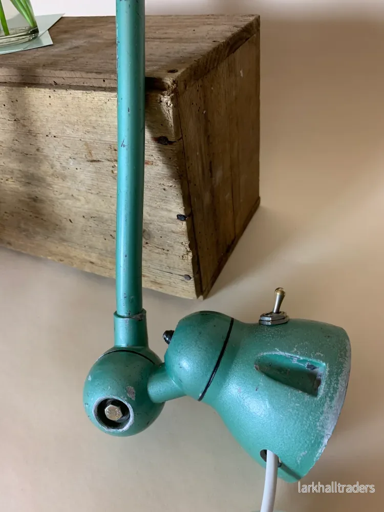 Jieldé vägglampa i grönt med 2 armar - Bild 3