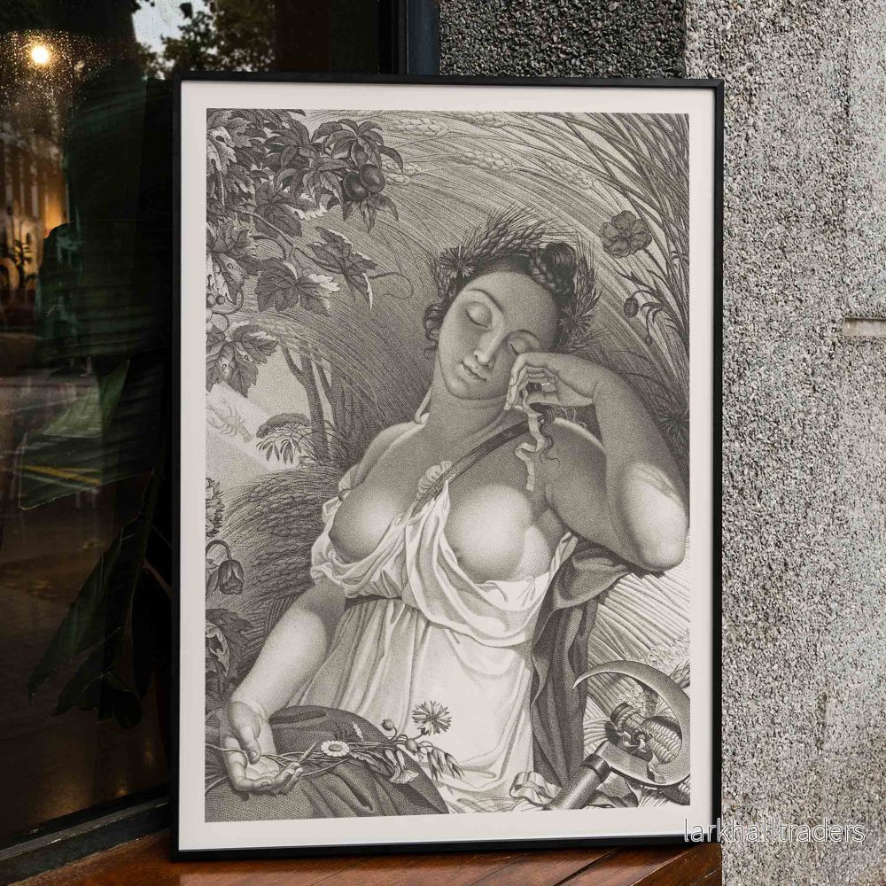 Sovande kvinna Poster - Bild 3