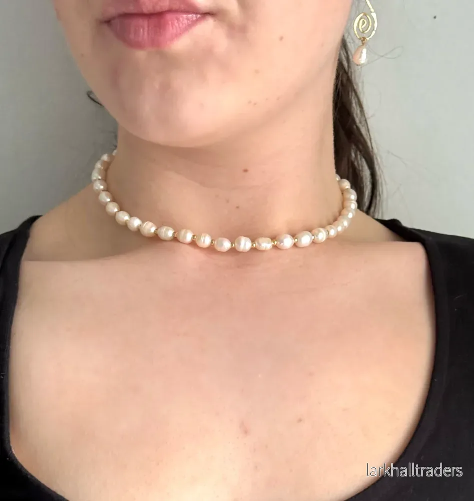 PÄRLEMOR Halsband/Choker Guld