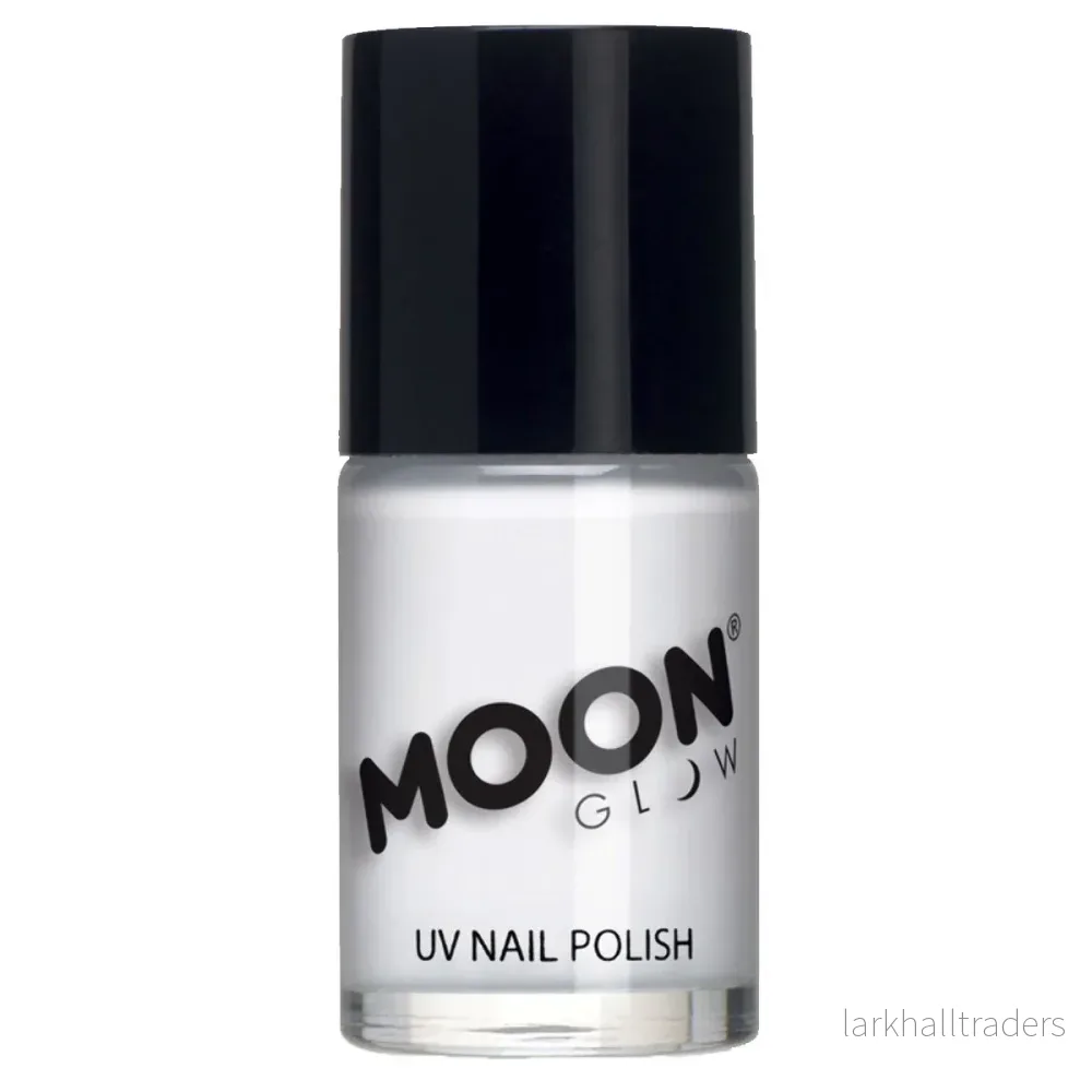 Moon Nagellack neon UV, vit 14 ml Moon Nagellack neon UV, vit 14 ml