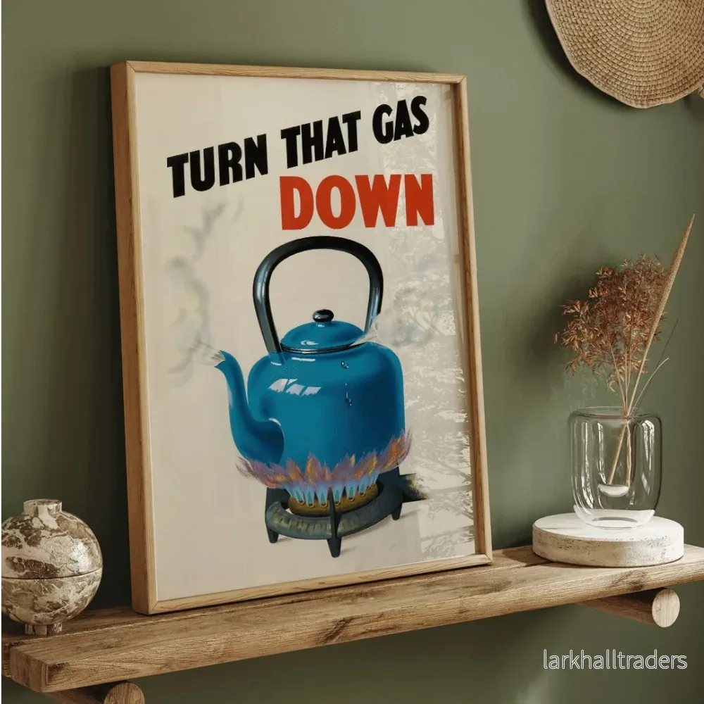 Sänk gasen Poster Sänk gasen Poster