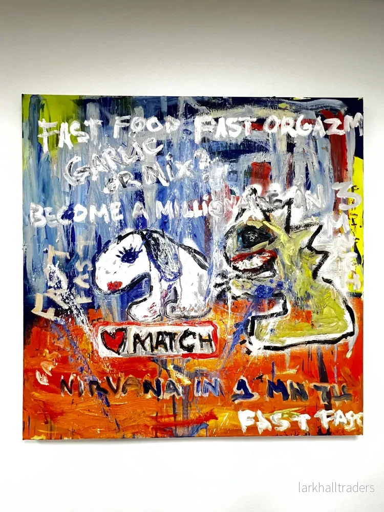 “Too Fast” Original oljemålning