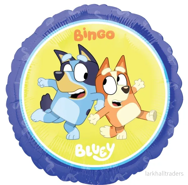 Folieballong, Bluey 43 cm Folieballong, Bluey 43 cm