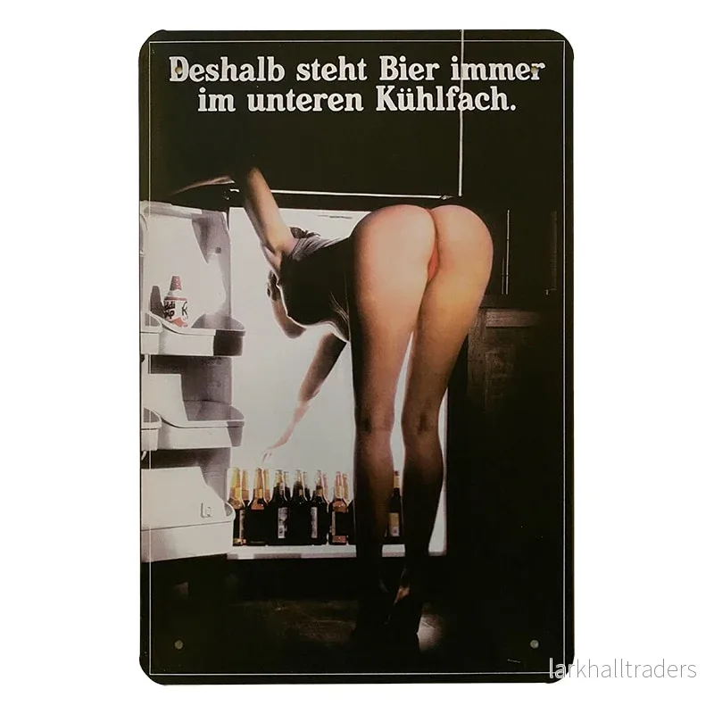 Metallskylt – Deshalb Metallskylt – Deshalb