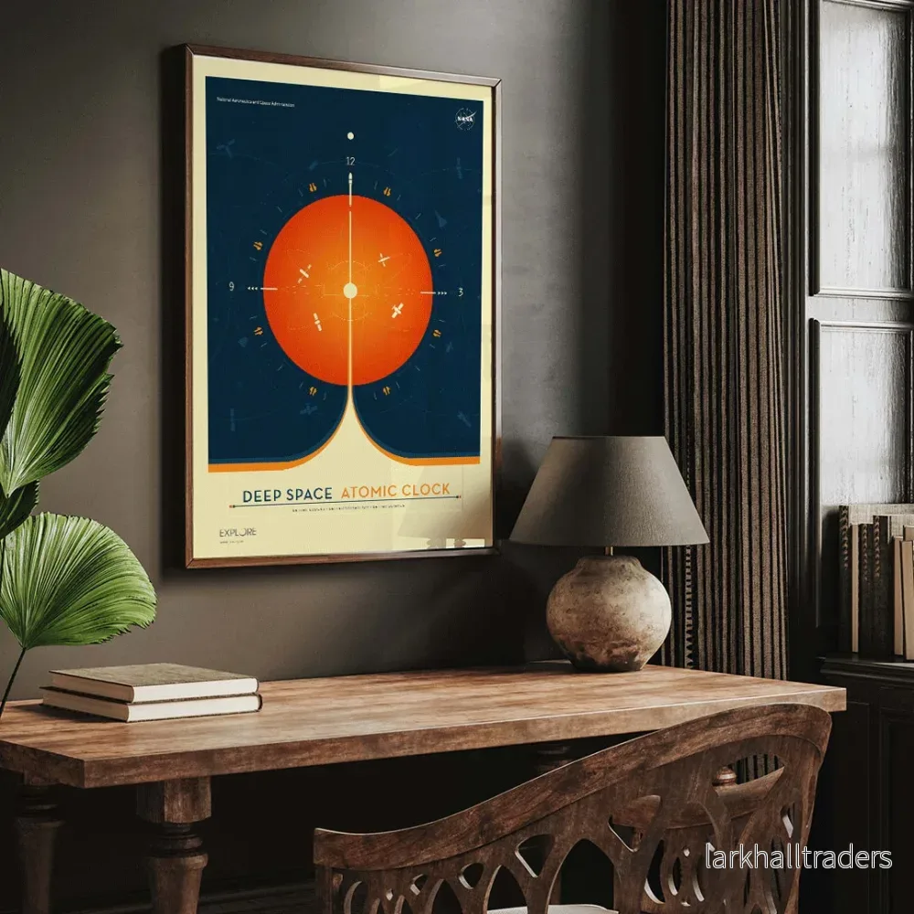 Atomklocka för djup rymd Poster Atomklocka för djup rymd Poster