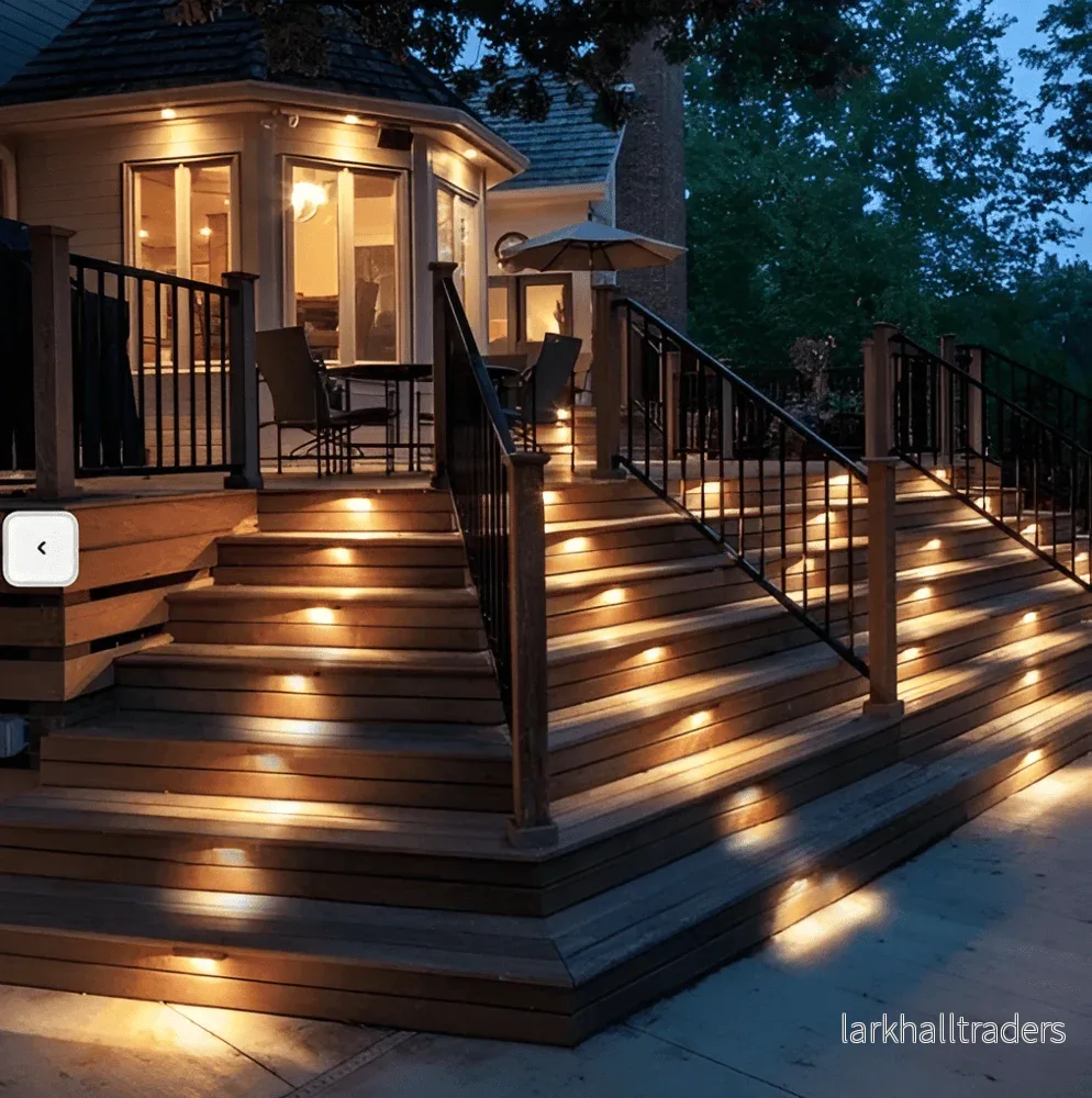 PathStep Lights – LED Solcells Trappbelysning för Utomhusbruk (2/4/8-pack)