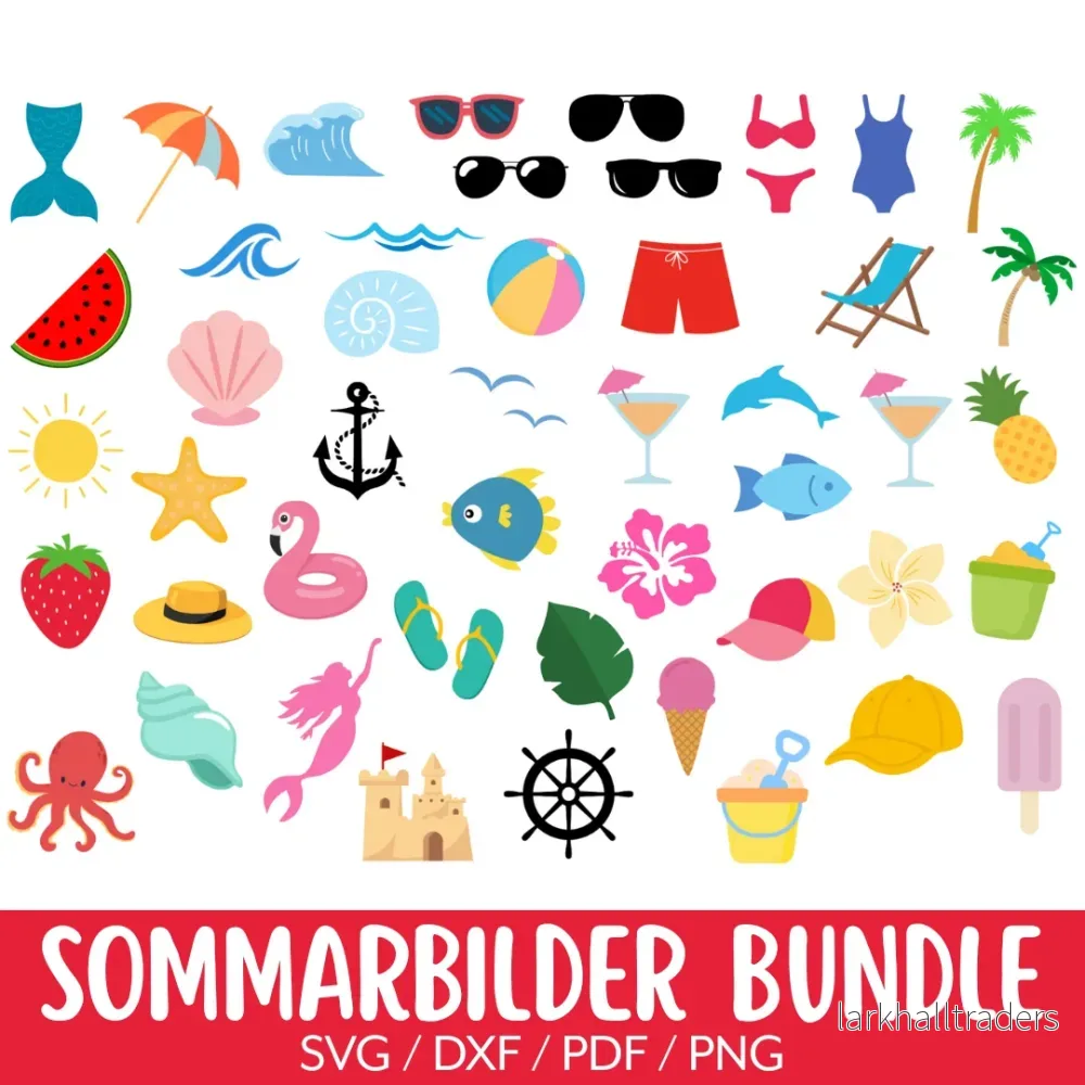 Sommarbilder SVG-filer