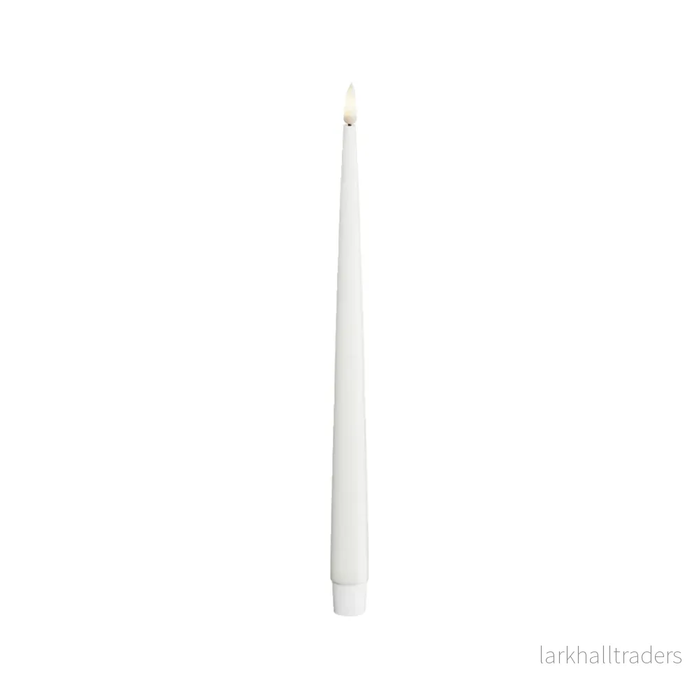 LED Ljus Med Lack (28 cm) 2 st - Vit