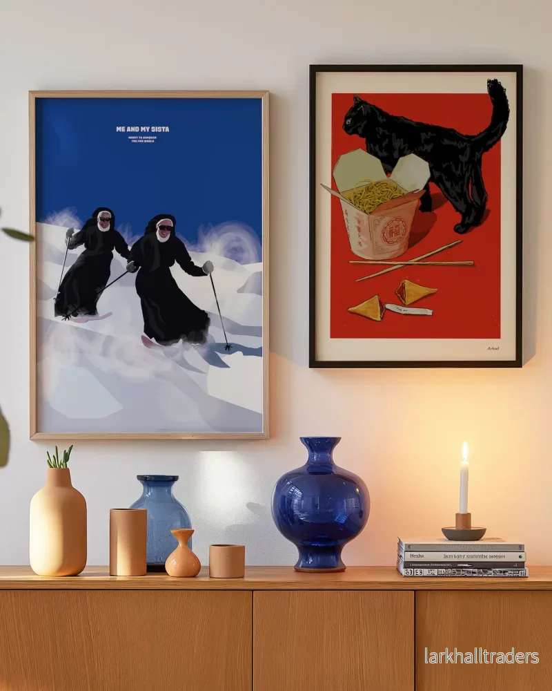 Nuns on skis Poster - Bild 3