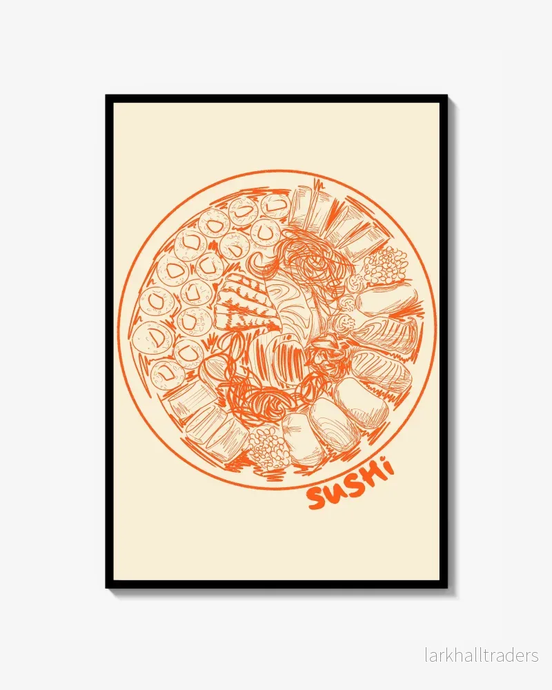 Sushi Print