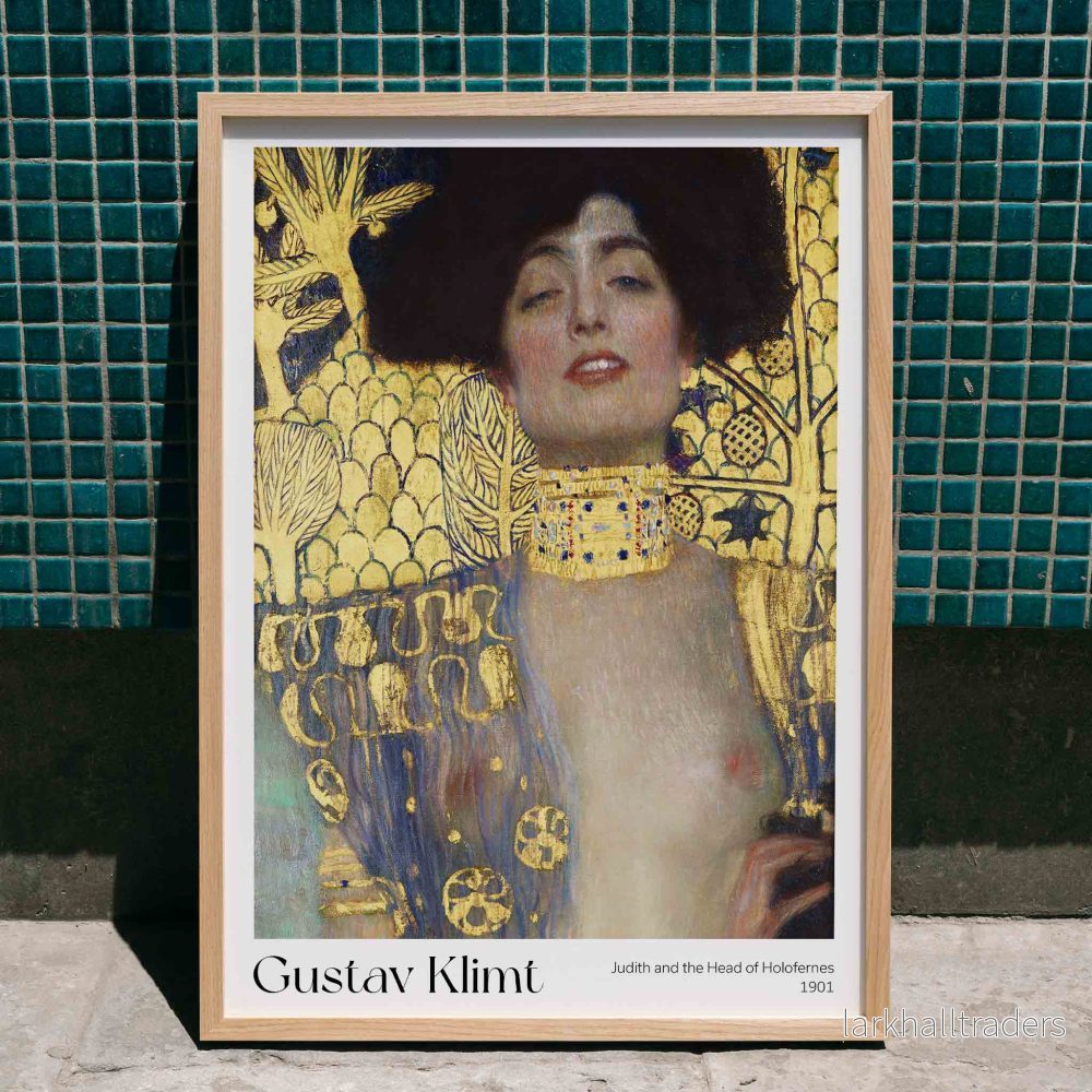 Judith och Holofernes huvud Poster