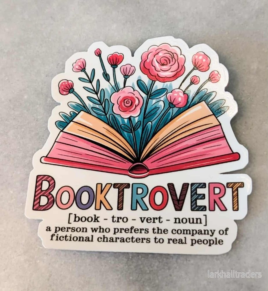 Vinylsticker – Booktrovert Vinylsticker – Booktrovert