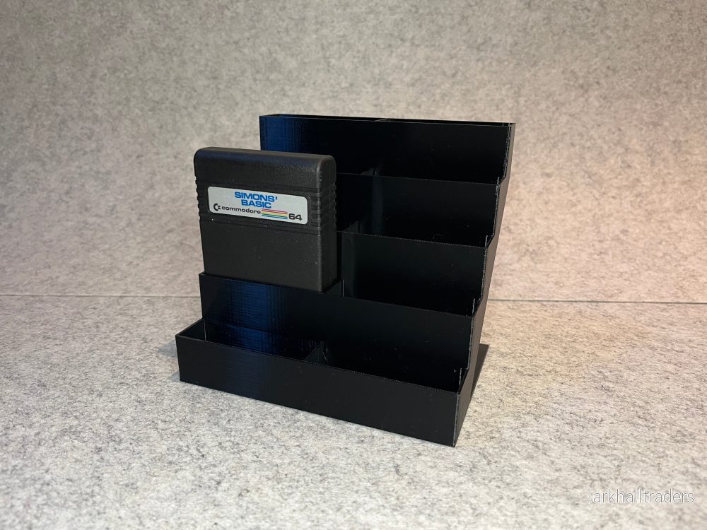 Spelställ för 10 Commodore 64 cartridge