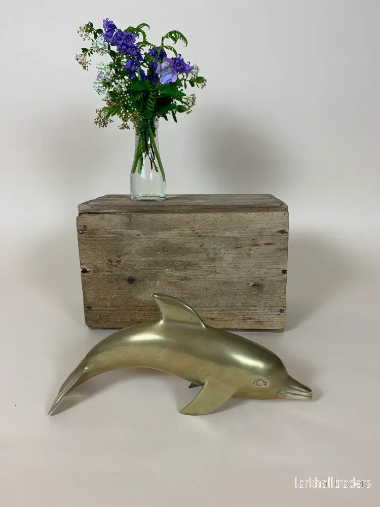 Delfin i mässing - Bild 3