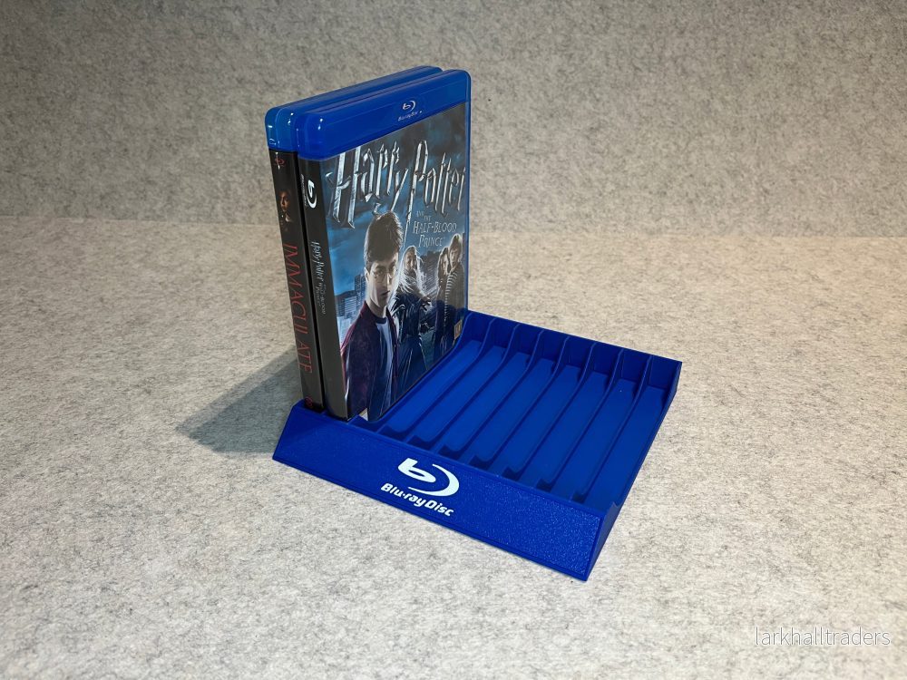 Ställ för 10 Blu-ray-filmer med Blu-ray Disc-logotyp