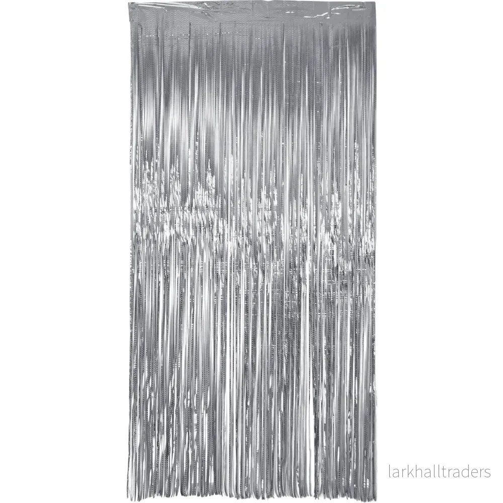 Glitterdraperi, silver 1x2 m