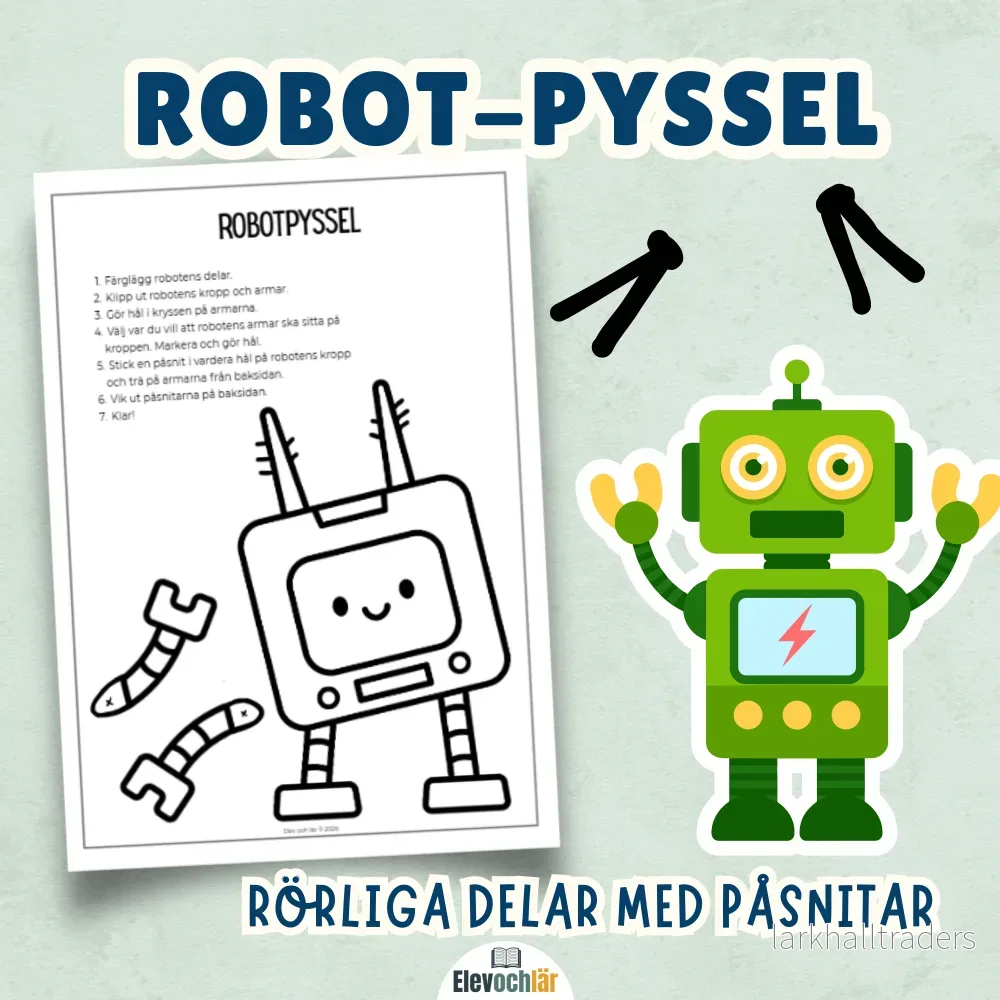 Roboten – pyssel med rörliga delar