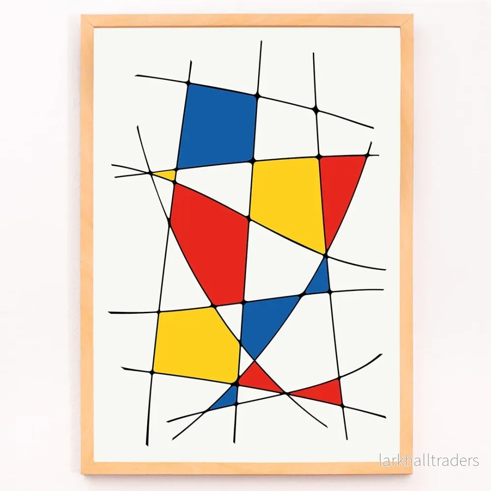 Geometriska linjer och färger 1 Poster - Bild 3