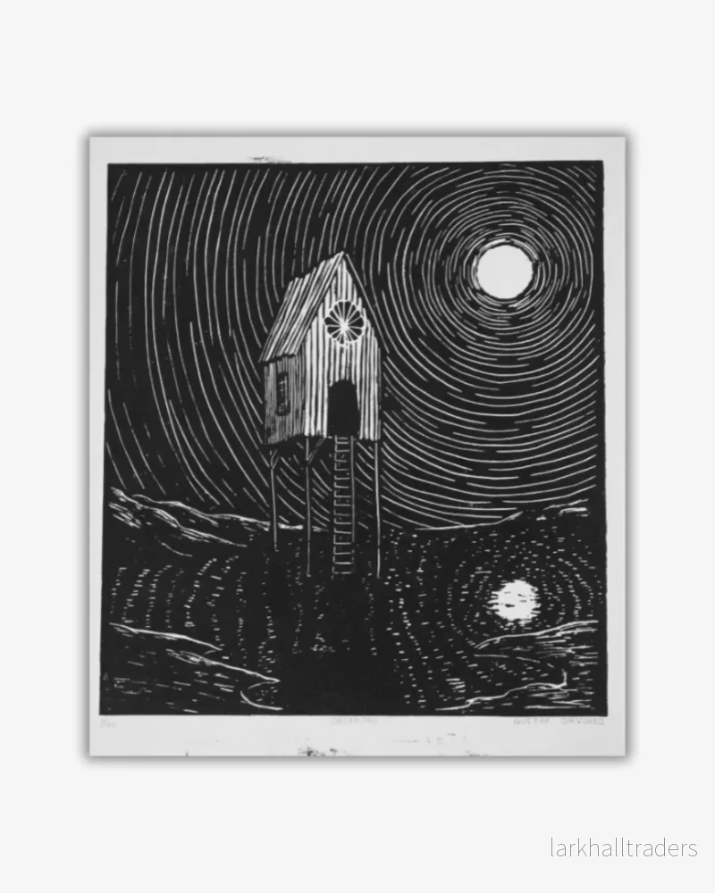 ”Obeaktad” – Linocut print Original ”Obeaktad” – Linocut print Original